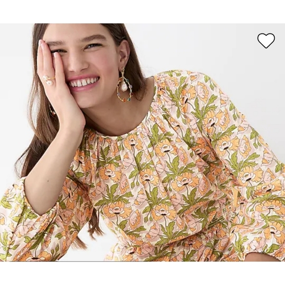 38. J.Crew Smocked-waist mini dress in Liberty® Butterfield Poppy fabric - Picture 2 of 7